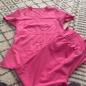Greys anatomy scrubs pink
